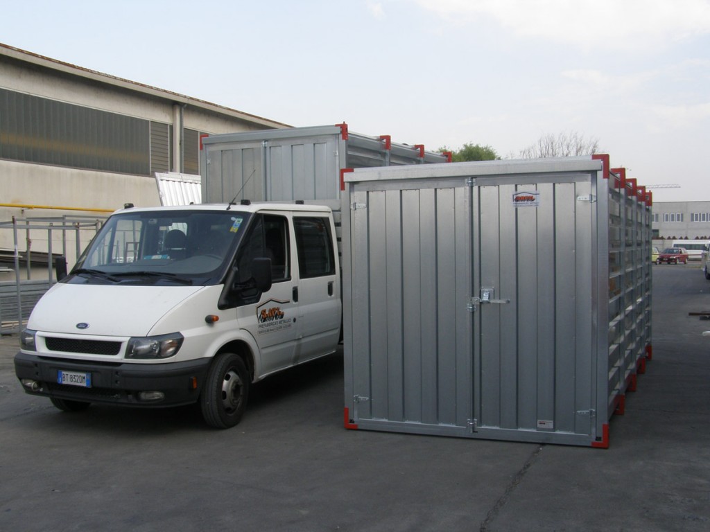 Prefabbricati e container modulari o mobili per cantiere Coibentato per casetta