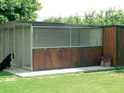 Box per cani prefabbricati, canili e gattili - V000