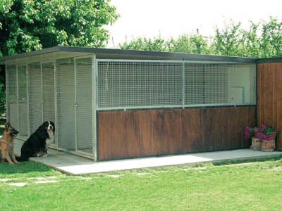 Box per cani prefabbricati, canili e gattili - V018