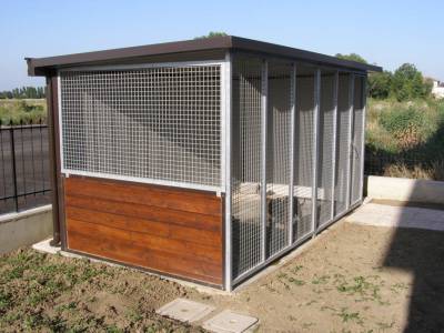 Box per cani prefabbricati, canili e gattili - V015