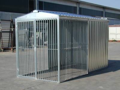 Box per cani prefabbricati, canili e gattili - V009
