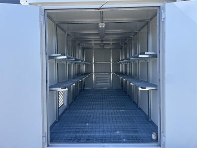 Container REI 120 con vasca per sostanze infiammabili